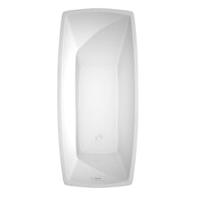 Load image into Gallery viewer, Wyndham Collection Bathtub Wyndham Collection WCBTK153367SWTRIM Antigua 67 Inch Freestanding Bathtub in White with Shiny White Drain and Overflow Trim