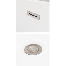 Load image into Gallery viewer, Wyndham Collection Bathtub Wyndham Collection WCOBT100060ATP11BN Melissa 60 Inch Freestanding Bathtub in White with Floor Mounted Faucet, Drain and Overflow Trim in Brushed Nickel