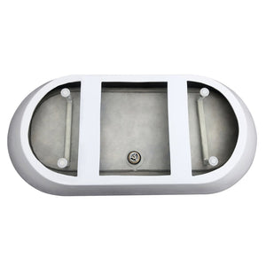 Wyndham Collection Bathtub Wyndham Collection WCOBT200060BNTRIM Brooklyn 60 Inch Freestanding Bathtub in White with Brushed Nickel Drain and Overflow Trim