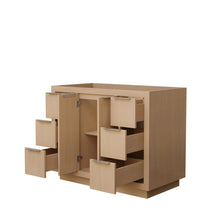 Load image into Gallery viewer, Wyndham Collection Vanity Wyndham Collection WCF282842SLSCXSXXMXX Maroni 42 Inch Single Bathroom Vanity in Light Straw, No Countertop, No Sink