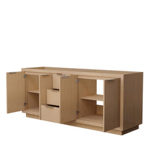 Load image into Gallery viewer, Wyndham Collection Vanity Wyndham Collection WCF282880DLSCXSXXMXX Maroni 80 Inch Double Bathroom Vanity in Light Straw, No Countertop, No Sink