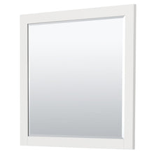 Load image into Gallery viewer, Wyndham Collection Vanity Wyndham Collection WCF292936SWHK1INTM34 Miranda 36 Inch Single Bathroom Vanity in White, 1.25 Inch Thick Matte White Solid Surface Countertop, Integrated Sink, Brushed Nickel Trim, 34 Inch Mirror