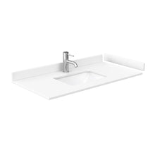 Load image into Gallery viewer, Wyndham Collection Vanity Wyndham Collection WCG242442SWGWCUNSMXX Beckett 42 Inch Single Bathroom Vanity in White, White Cultured Marble Countertop, Undermount Square Sink, Brushed Gold Trim