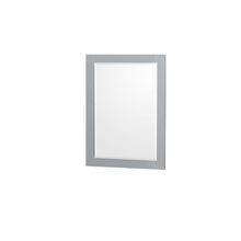 Load image into Gallery viewer, Wyndham Collection Vanity Wyndham Collection WCS141448SGYCMUNOM24 Sheffield 48 Inch Single Bathroom Vanity in Gray, White Carrara Marble Countertop, Undermount Oval Sink, and 24 Inch Mirror