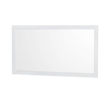 Load image into Gallery viewer, Wyndham Collection Vanity Wyndham Collection WCS141460DWHWQUNSM58 Sheffield 60 Inch Double Bathroom Vanity in White, White Quartz Countertop, Undermount Square Sinks, 58 Inch Mirror