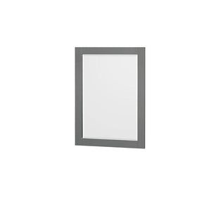 Wyndham Collection Vanity Wyndham Collection WCS141472DKGCMUNOM24 Sheffield 72 Inch Double Bathroom Vanity in Dark Gray, White Carrara Marble Countertop, Undermount Oval Sinks, and 24 Inch Mirrors