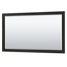 Load image into Gallery viewer, Wyndham Collection Vanity Wyndham Collection WCS202060SDEC2UNSM58 Deborah 60 Inch Single Bathroom Vanity in Dark Espresso, Light-Vein Carrara Cultured Marble Countertop, Undermount Square Sink, 58 Inch Mirror