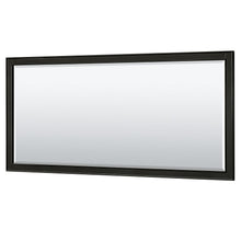 Load image into Gallery viewer, Wyndham Collection Vanity Wyndham Collection WCS202072DDECXSXXM70 Deborah 72 Inch Double Bathroom Vanity in Dark Espresso, No Countertop, No Sinks, and 70 Inch Mirror