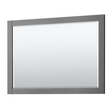 Load image into Gallery viewer, Wyndham Collection Vanity Wyndham Collection WCV232348SKGCMUNSM46 Avery 48 Inch Single Bathroom Vanity in Dark Gray, White Carrara Marble Countertop, Undermount Square Sink, and 46 Inch Mirror
