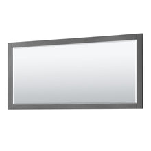 Load image into Gallery viewer, Wyndham Collection Vanity Wyndham Collection WCV232372DKGCXSXXM70 Avery 72 Inch Double Bathroom Vanity in Dark Gray, No Countertop, No Sinks, and 70 Inch Mirror