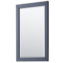 Load image into Gallery viewer, Wyndham Collection Vanity Wyndham Collection WCV252530SBLC2UNSM24 Daria 30 Inch Single Bathroom Vanity in Dark Blue, Light-Vein Carrara Cultured Marble Countertop, Undermount Square Sink, 24 Inch Mirror
