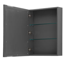 Load image into Gallery viewer, Wyndham Collection Vanity Wyndham Collection WCV252530SKGCXSXXMED Daria 30 Inch Single Bathroom Vanity in Dark Gray, No Countertop, No Sink, and Medicine Cabinet