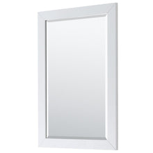Load image into Gallery viewer, Wyndham Collection Vanity Wyndham Collection WCV252536SWGCMUNSM24 Daria 36 Inch Single Bathroom Vanity in White, White Carrara Marble Countertop, Undermount Square Sink, 24 Inch Mirror, Brushed Gold Trim