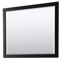 Load image into Gallery viewer, Wyndham Collection Vanity Wyndham Collection WCV252548SDECMUNSM46 Daria 48 Inch Single Bathroom Vanity in Dark Espresso, White Carrara Marble Countertop, Undermount Square Sink, and 46 Inch Mirror