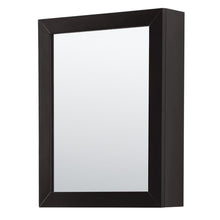 Load image into Gallery viewer, Wyndham Collection Vanity Wyndham Collection WCV252560DDEC2UNSMED Daria 60 Inch Double Bathroom Vanity in Dark Espresso, Light-Vein Carrara Cultured Marble Countertop, Undermount Square Sinks, Medicine Cabinets