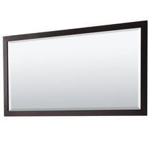 Load image into Gallery viewer, Wyndham Collection Vanity Wyndham Collection WCV252572DDEWCUNSM70 Daria 72 Inch Double Bathroom Vanity in Dark Espresso, White Cultured Marble Countertop, Undermount Square Sinks, 70 Inch Mirror