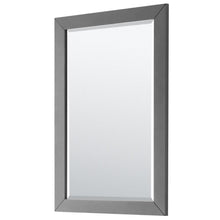 Load image into Gallery viewer, Wyndham Collection Vanity Wyndham Collection WCV252580DKGCMUNSM24 Daria 80 Inch Double Bathroom Vanity in Dark Gray, White Carrara Marble Countertop, Undermount Square Sinks, and 24 Inch Mirrors
