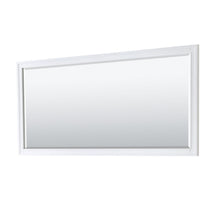 Load image into Gallery viewer, Wyndham Collection Vanity Wyndham Collection WCV303080DWHCMUNOM70 Margate 80 Inch Double Bathroom Vanity in White, White Carrara Marble Countertop, Undermount Oval Sinks, and 70 Inch Mirror